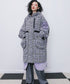 Check Utility Pocket Coat